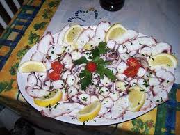 Carpaccio di polipo 
